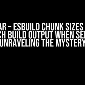 Angular – Esbuild chunk sizes do not match build output when served: Unraveling the Mystery