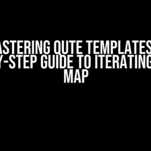 Mastering Qute Templates: A Step-by-Step Guide to Iterating over a Map